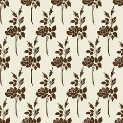 Vector Seamless Floral Background