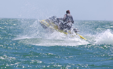 Obraz premium Jet ski splash