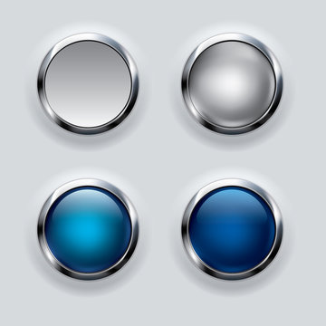 Silver button