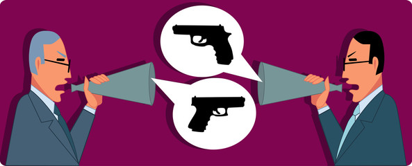 Verbal confrontation in business