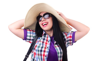 Young woman ready for summer vacation