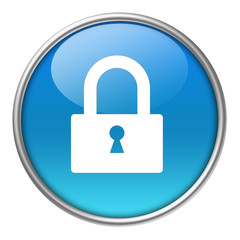 Bottone vetro lucchetto