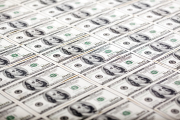 Franklins in a Row - Diagonal