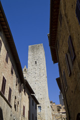 Fototapeta na wymiar the San Gimignano in Tuscany