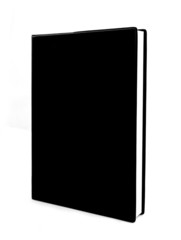 black book isolated on white background