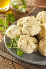 Homemade Matzo Balls with Parsley