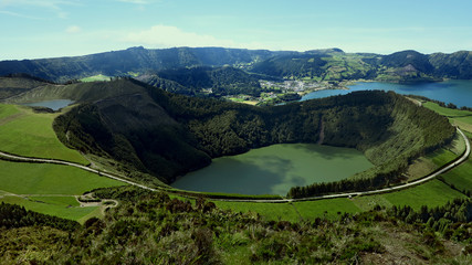 Naklejka premium Azores Lagoon