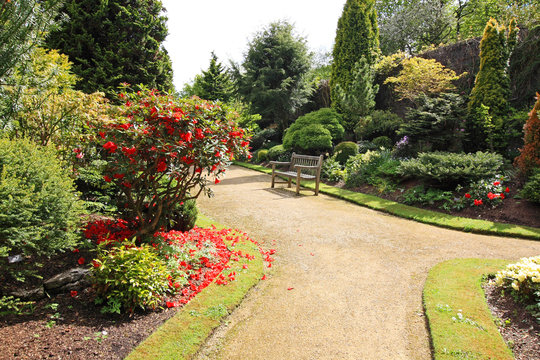 Beautiful spring garden