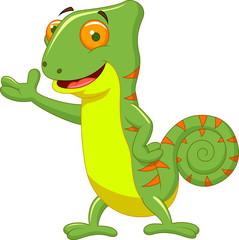 Chameleon cartoon