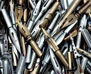 Group of drawing nibs