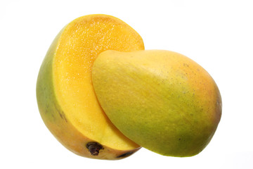 Mango Cut in Half