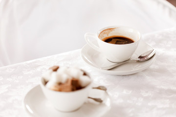 coffee with sugar