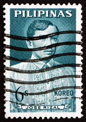 Postage stamp Philippines 1964 Jose Rizal, National Hero