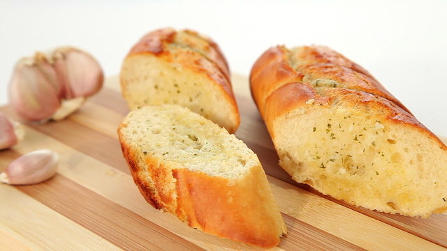 Tasty garlic bread