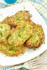 Zucchini pancakes