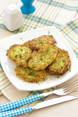 Zucchini pancakes
