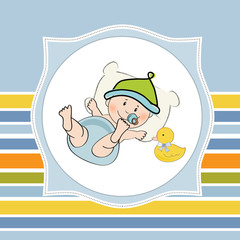 baby boy shower card