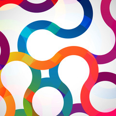 Abstract background with rounded design elements.