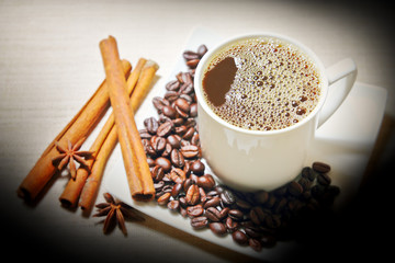 hot coffee