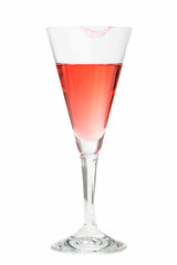 Lippenstift am Sektglas
