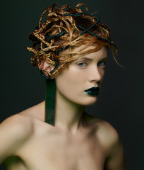 beautiful young woman