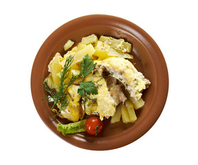 .farm-style Codfish with potatoes