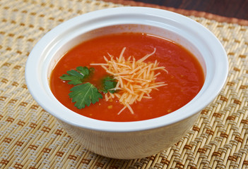 Thick and hearty tomato soup