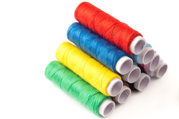Spools of colourful thread