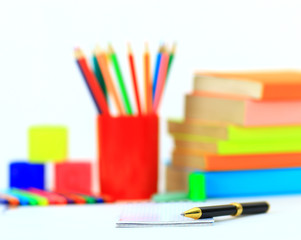 Fototapeta premium School accessories.