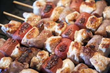 Meat skewers