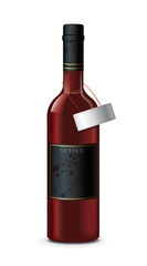 Wine with label
