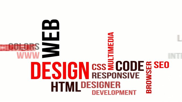 web design kinetic typography 