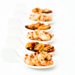 delicious shrimp and Mussel