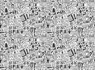 seamless internet network pattern