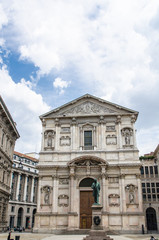 Santa Maria della Scala in San Fedele in Milan, Italy