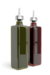 Olive oil and vinegar