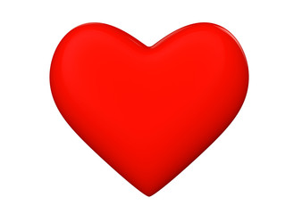 Red 3d heart