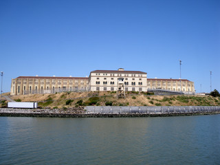 Fototapeta na wymiar San Quentin State Prison California pochodzą z prom przechodzącej