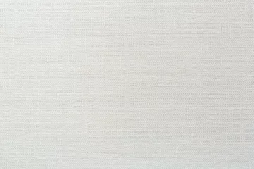 Zelfklevend Fotobehang linnen canvas witte textuur achtergrond © andersphoto
