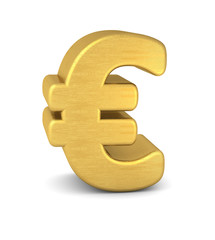 symbol euro gold vertikal