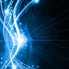abstract glowing background with light spots