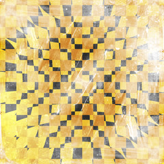 abstract grunge checkered background
