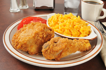 Fried chicken dinner