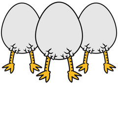 Chick In Egg Crew