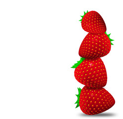 3D strawberries