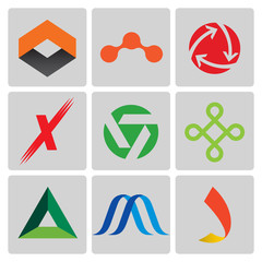 High quality vector logo set