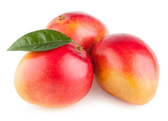 Fototapeta na wymiar mango fruit isolated on white background