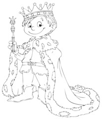 König, Prinz, Kind, Junge, Karneval