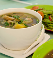 soup in bowl