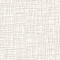 Background With Threads. White Brown Linen. Vector Illustration